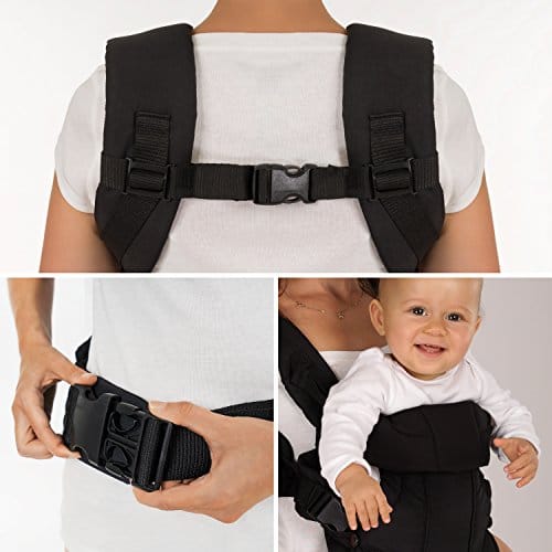 Fillikid - Ergonomische Babytrage / 4in1 - Bauchtrage, Rückentrage